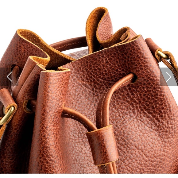 Portland Handmade Leather Goods Bucket Bag NWOT - Picture 3 of 10